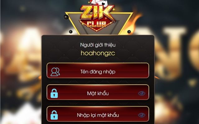 Cách đăng ký tài khoản tại nhà cái Zik Club
