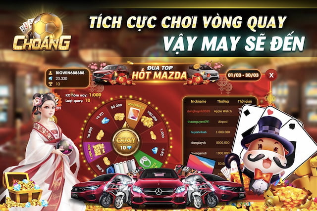 Cổng game Choang Fun đã được tạo ra bởi tập đoàn Choang Club