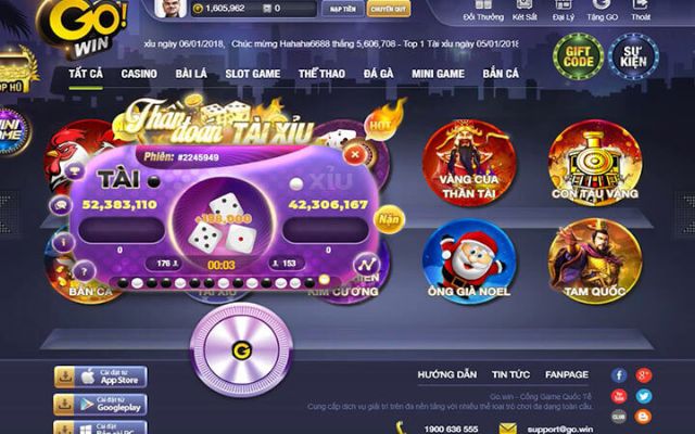 Cổng game quốc tế Gowin
